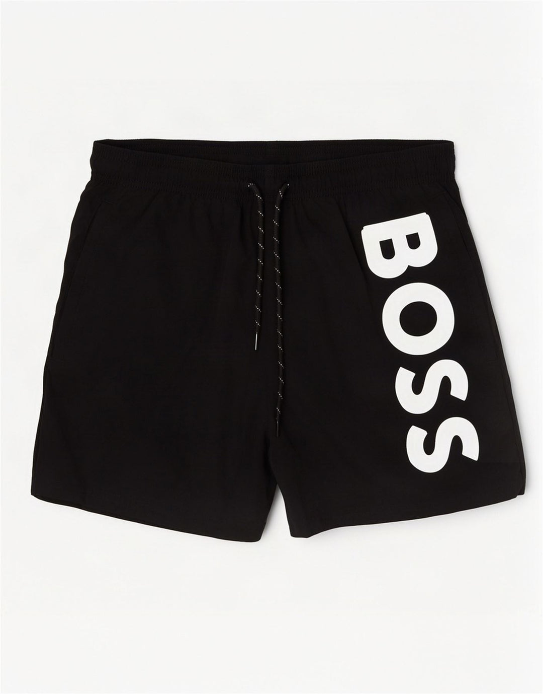 Hugo Boss Mens Graphic Swimming Shorts Medium Black Polyamide