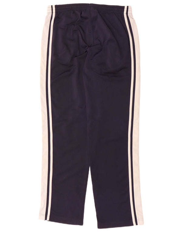 PUMA Mens Tracksuit Trousers Medium  Navy Blue Colourblock Polyester
