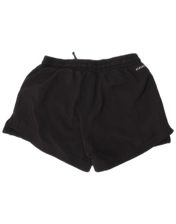ADIDAS Boys Aeroready Sport Shorts 9-10 Years  Black Polyester