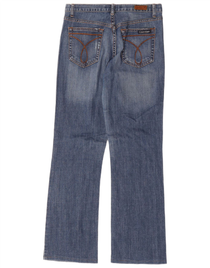 Calvin Klein Womens Bootcut Jeans US 6 Medium W32 L31 Blue Cotton