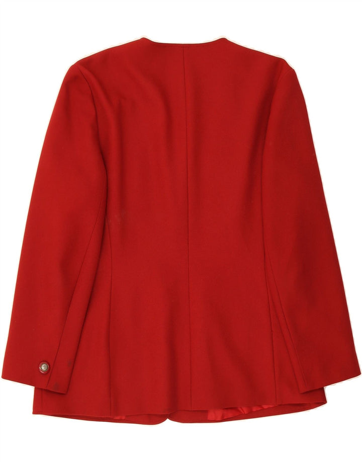 EASTEX Womens 4 Button Blazer Jacket UK 16 Large Red Polyester Vintage Eastex and Second-Hand Eastex from Messina Hembry 