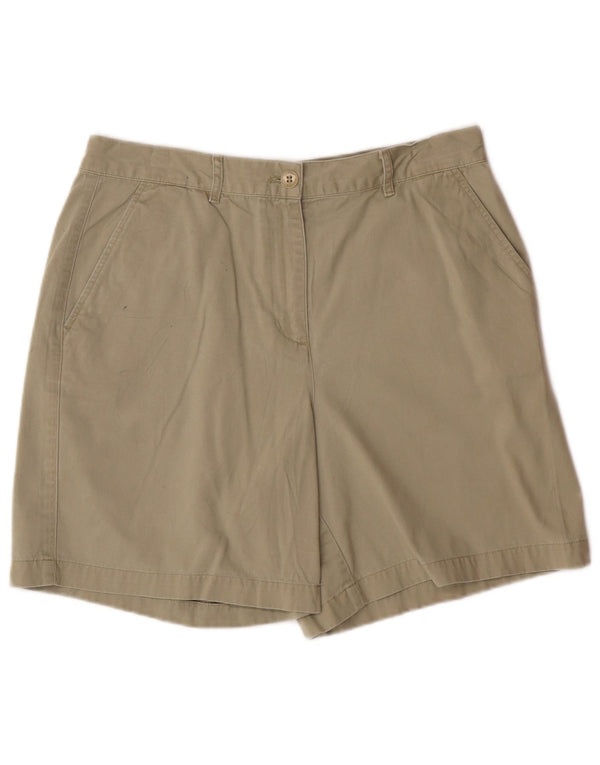 RALPH LAUREN Womens Chino Shorts US 10 Large W32  Khaki Cotton