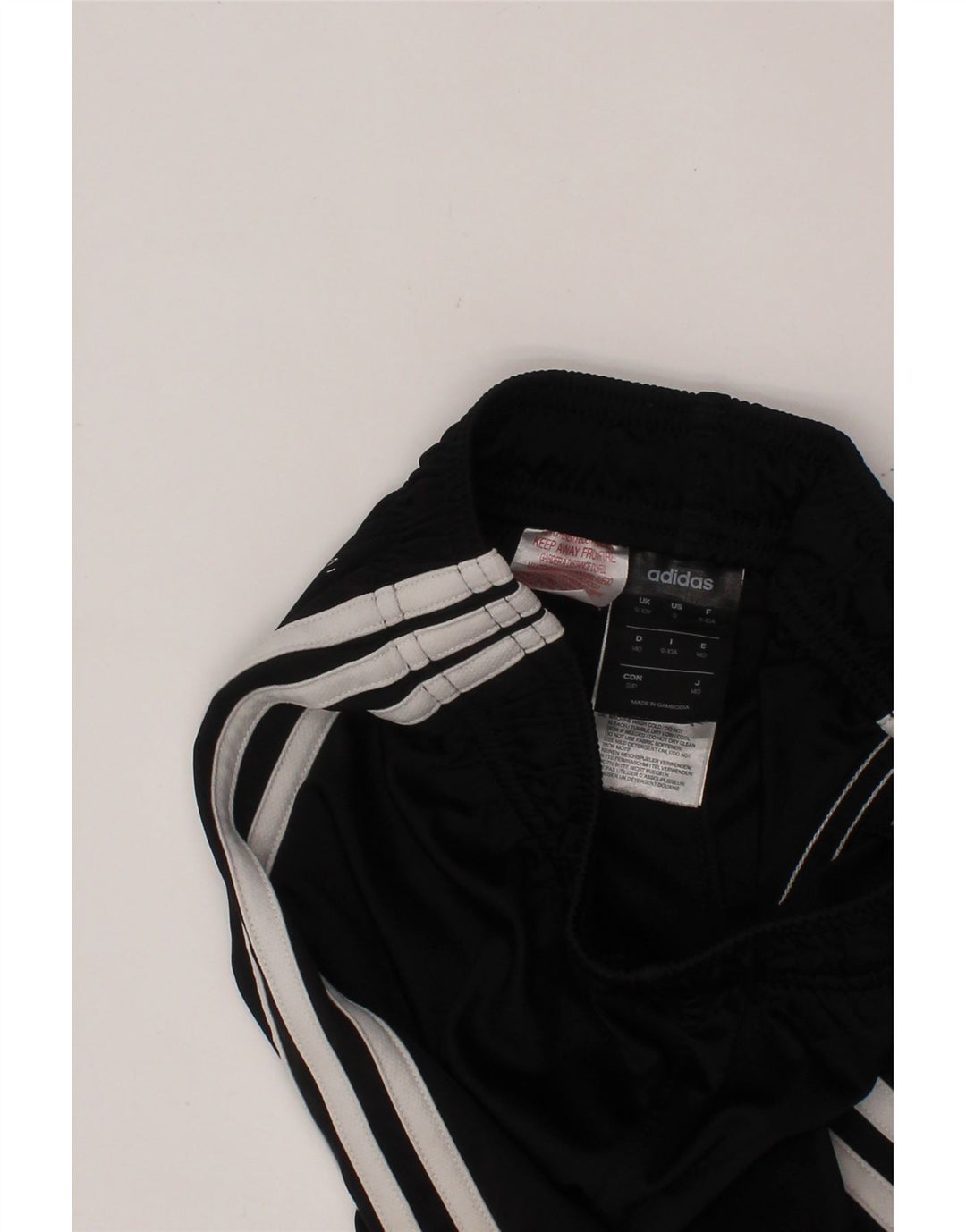 ADIDAS Boys Sport Shorts 9-10 Years  Black Polyester