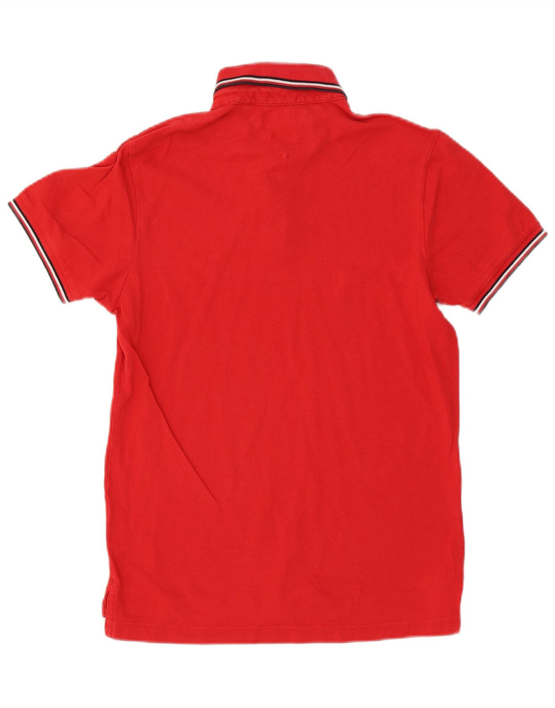 Tommy Hilfiger Mens Slim Fit Polo Shirt Medium Red