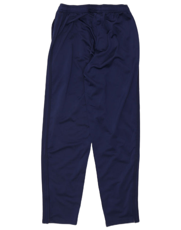 Adidas Mens Tracksuit Trousers Medium Navy Blue Polyester