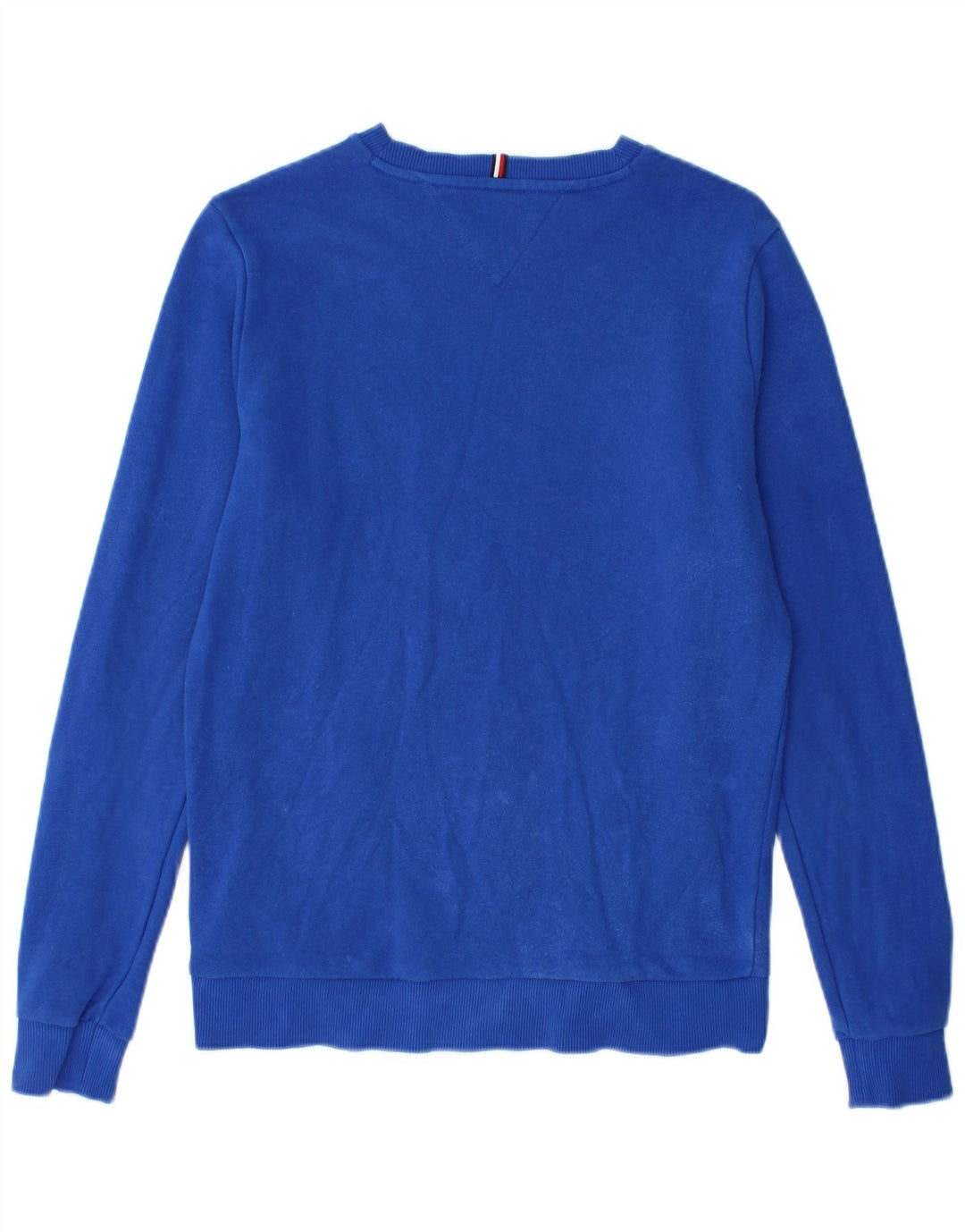 Tommy Hilfiger Boys Graphic Sweatshirt Jumper 13-14 Years Blue Cotton