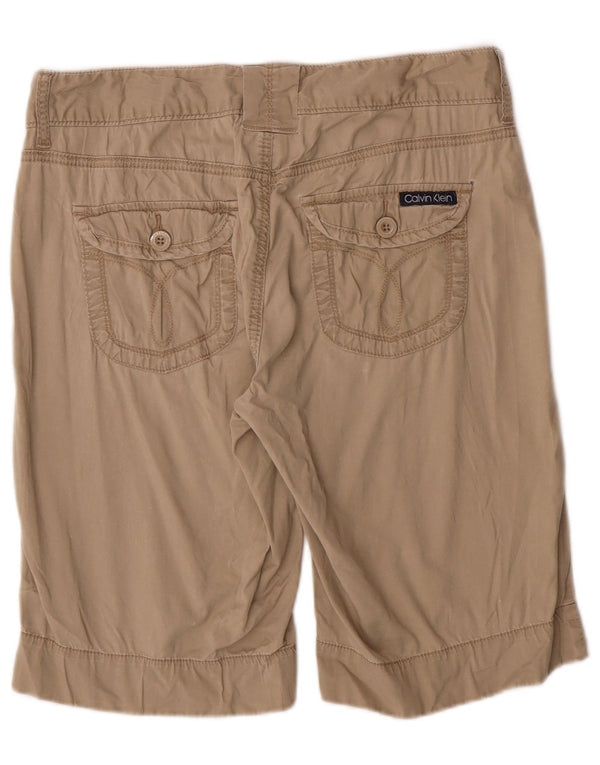 Calvin Klein Jeans Womens Casual Shorts US 8 Medium W30 Beige Classic
