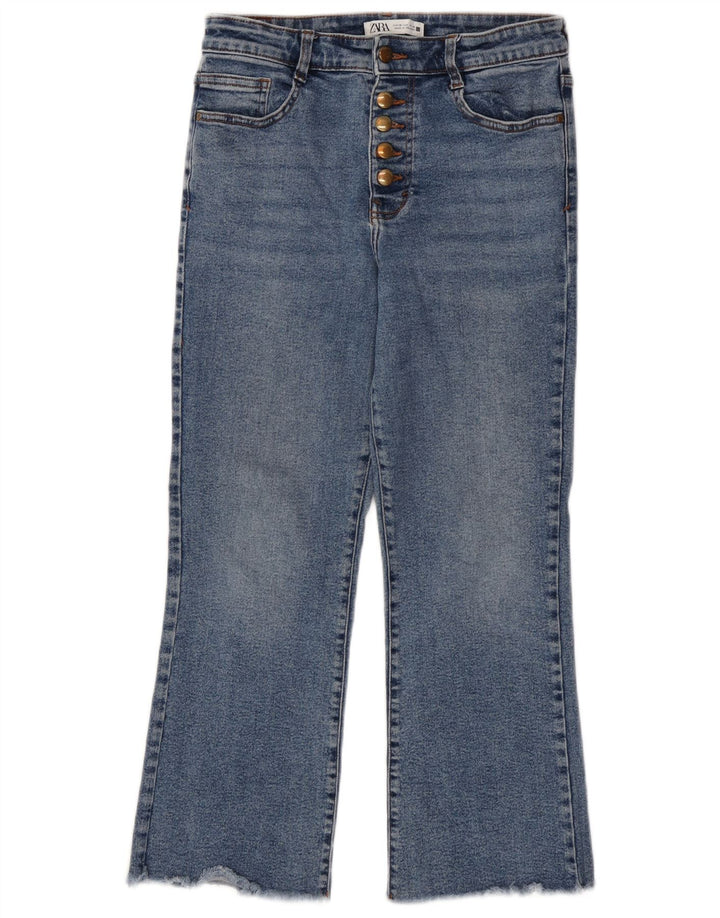 Zara Womens Bootcut Jeans EU 38 Small W28 L25 Blue Cotton