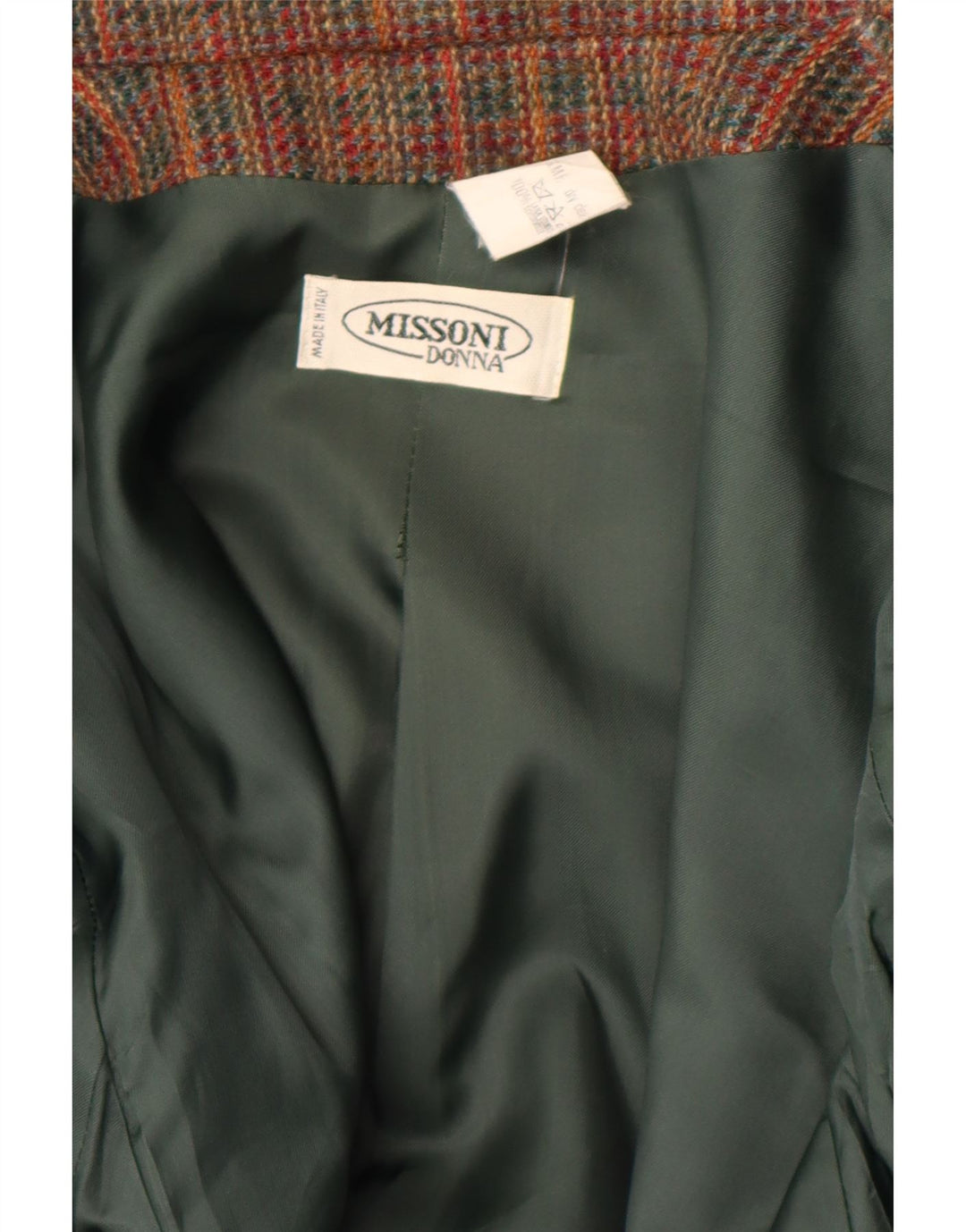 Missoni Womens Blazer Jacket UK 12 Medium Multicoloured Striped Classic