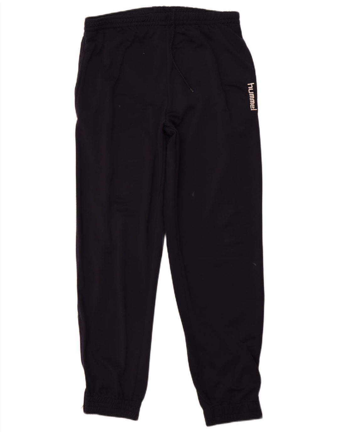 HUMMEL Mens Tracksuit Trousers Joggers Medium Navy Blue Polyester