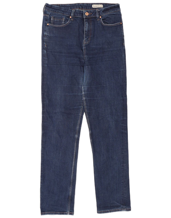 Marks & Spencer Womens Sienna Straight Jeans UK 14 Medium W30 L30 Blue