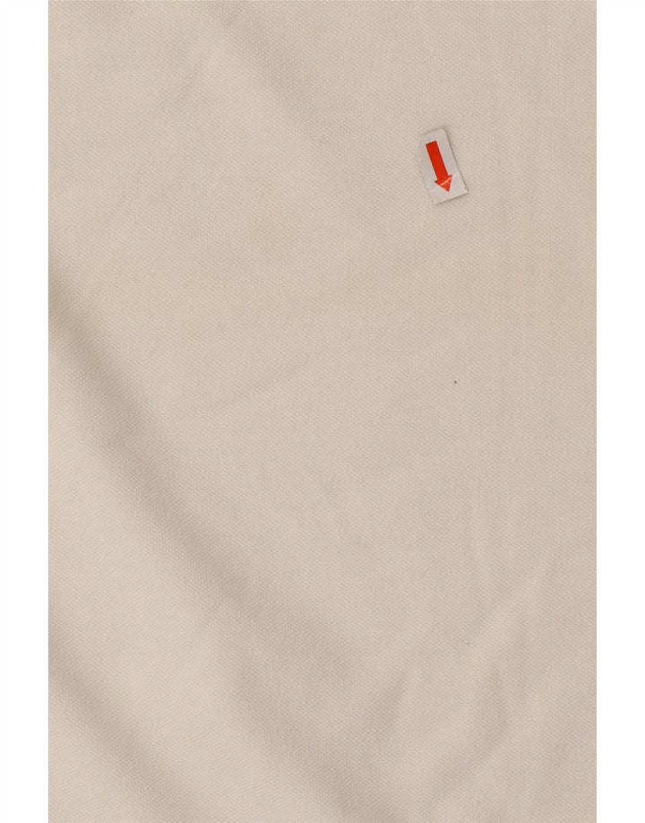 LOTTO Mens Polo Shirt 3XL White Cotton