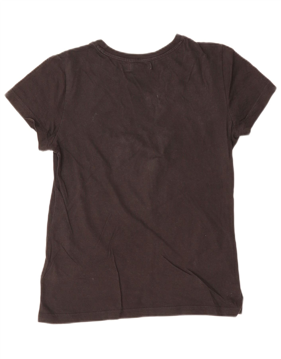 ADIDAS Womens Graphic T-Shirt Top IT 40 Small Black Cotton