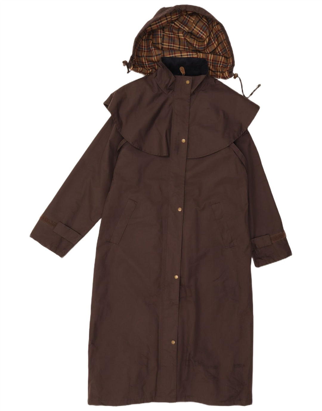 TARGET DRY Womens Hooded Raincoat UK 12 Medium  Brown Polyester