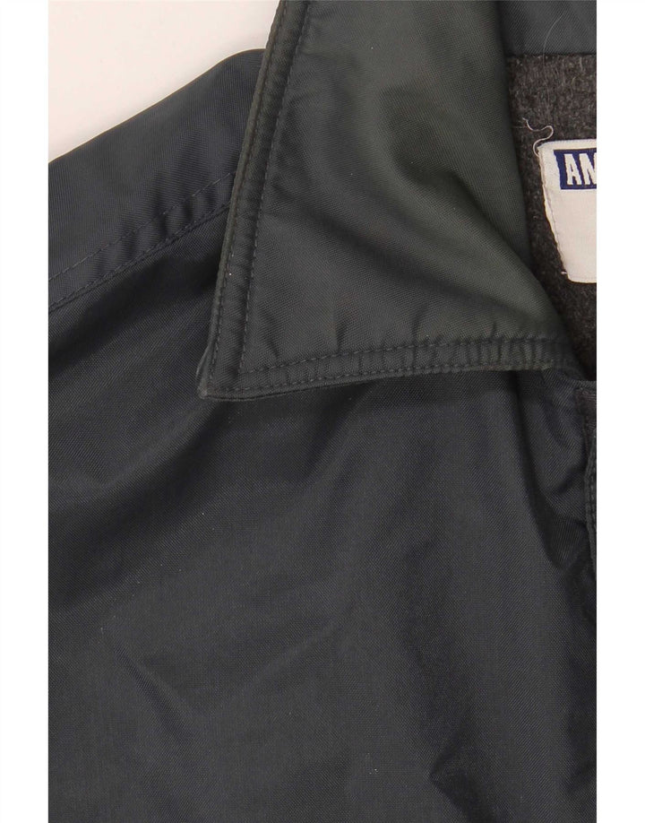 Americanino Mens Bomber Jacket UK 40 Large Black Nylon