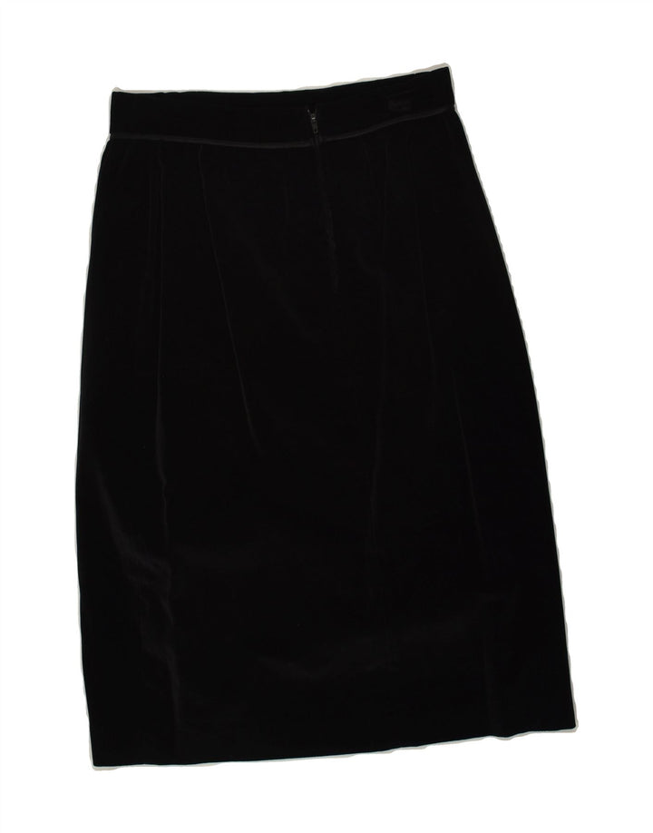 VINTAGE Womens Midi Skirt IT 44 Medium W28  Black | Vintage Vintage | Thrift | Second-Hand Vintage | Used Clothing | Messina Hembry 
