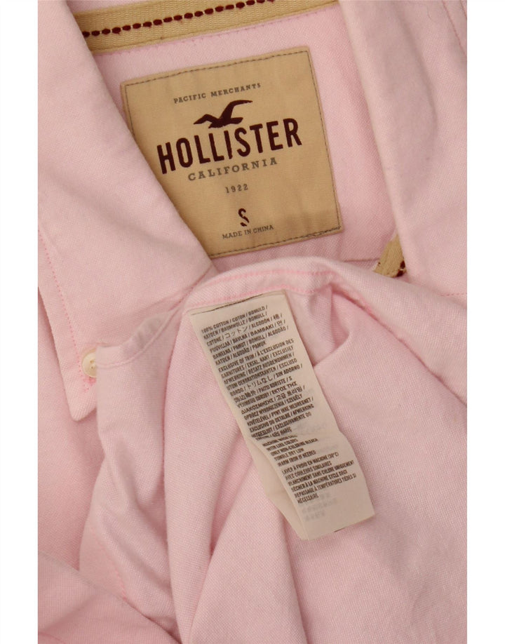 Hollister Mens Shirt Small Pink Cotton