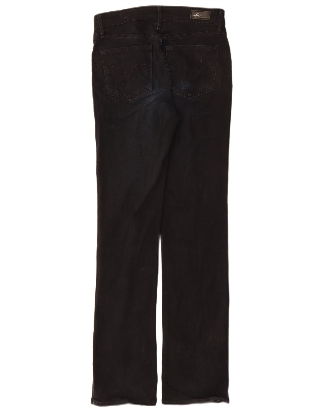 LEVI'S Womens Demi Curve Classic Fit Straight Jeans W26 L32 Black