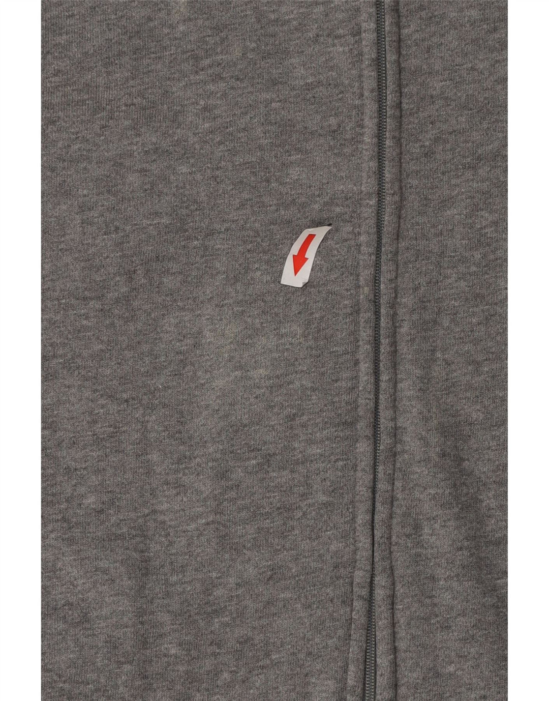 Fila Womens Tracksuit Top Jacket UK 14 Large Grey Flecked Cotton