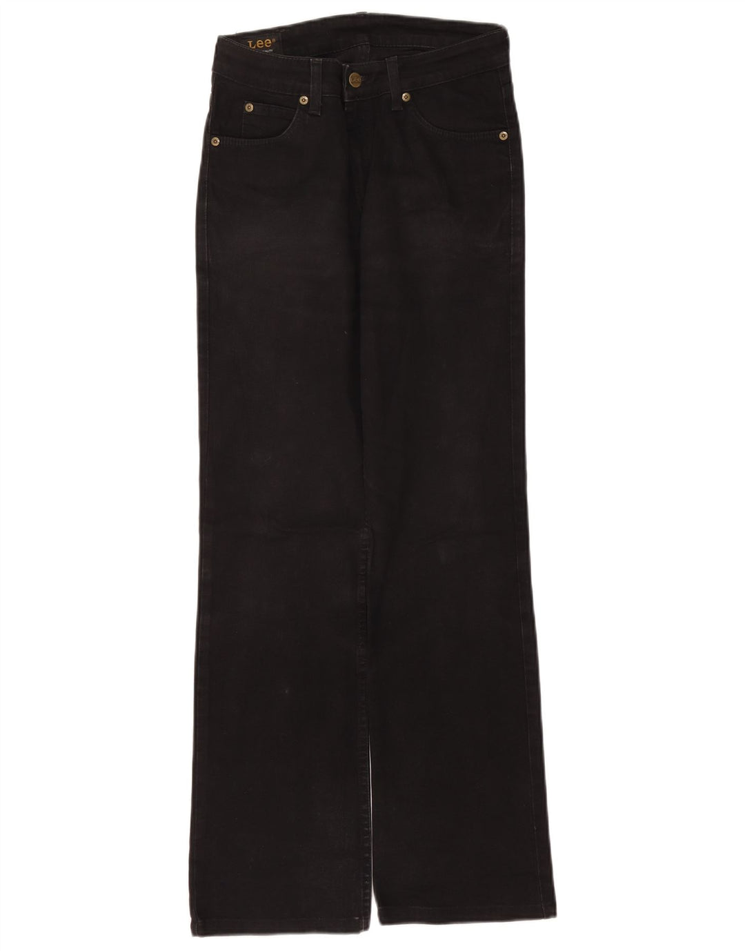 Lee Womens Cameron Bootcut Jeans W28 L33 Grey Cotton