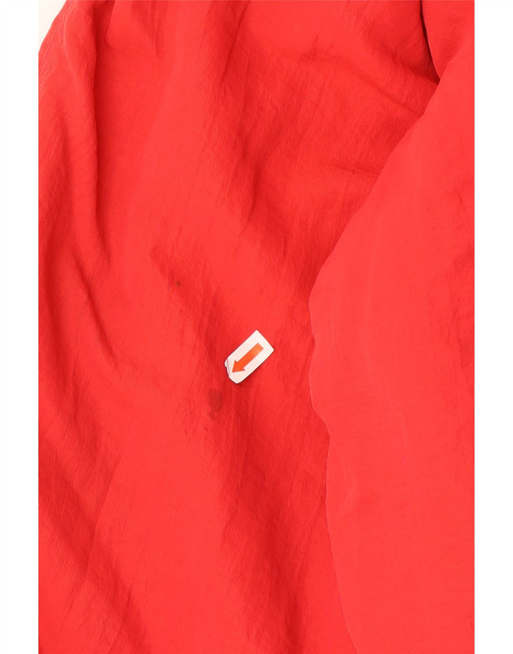 Faciba Womens Hooded Oversized Padded Jacket EU 42 Large Red Polyamide