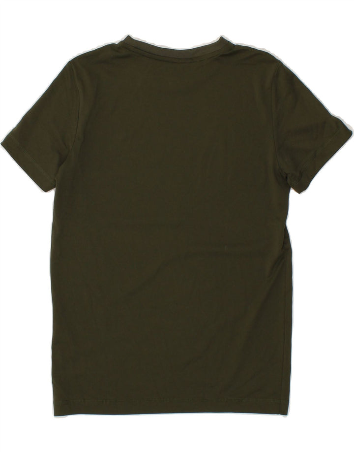 PUMA Boys T-Shirt Top 11-12 Years Khaki Vintage Puma and Second-Hand Puma from Messina Hembry 