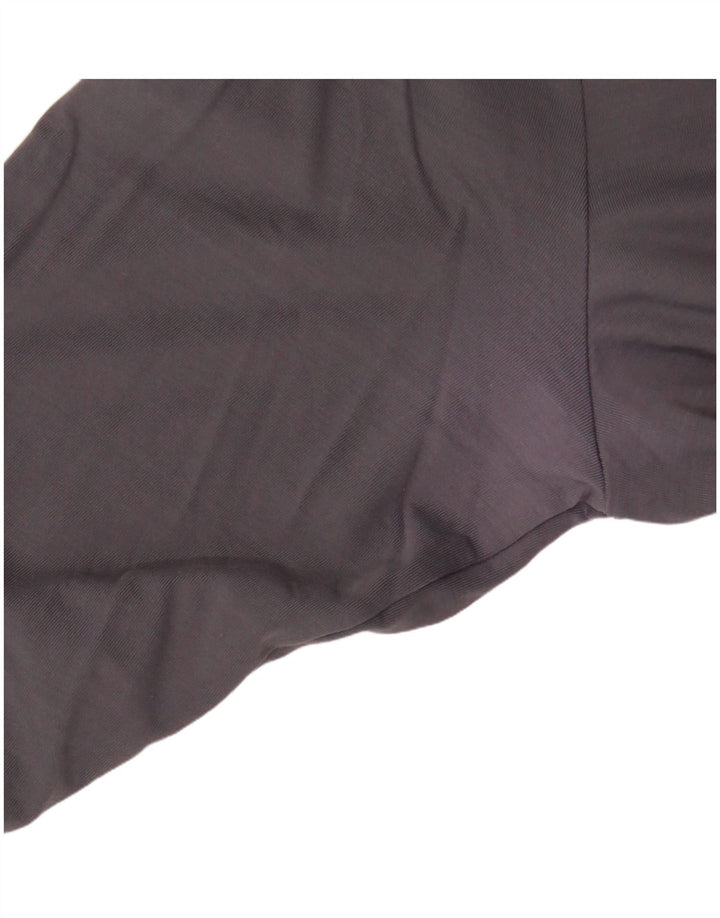 Guess Womens Graphic 3/4 Sleeve T-Shirt Dress UK 12 Medium Grey Polyamide