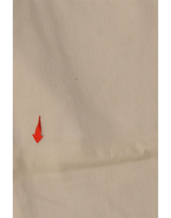 ARIZONA Womens High Waist Tapered Casual Trousers W28 L28 Beige Cotton