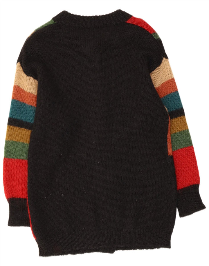 CANDA Womens Oversized Cardigan Sweater UK 10/12 Small Multicoloured