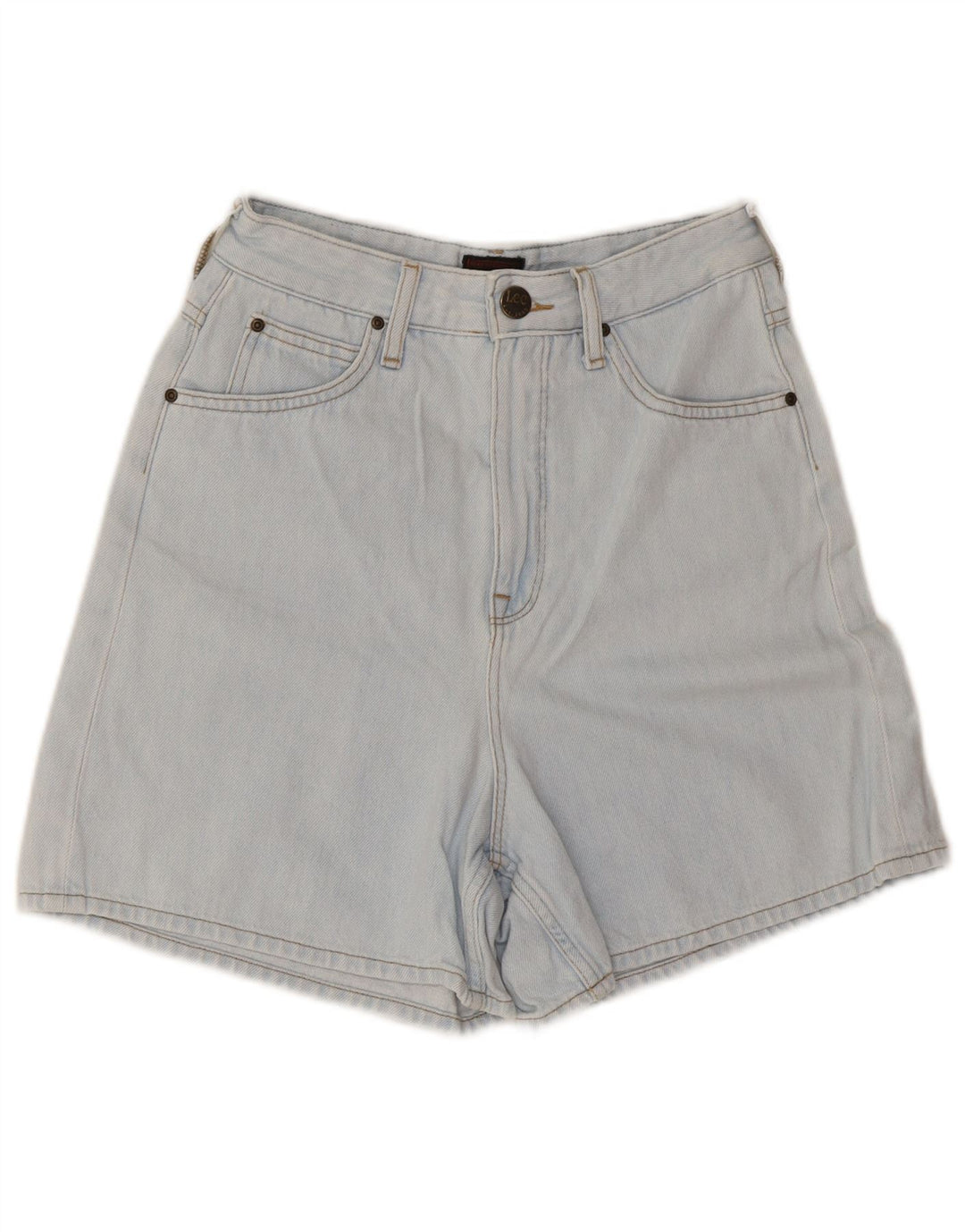 Lee Womens Stella Denim Shorts W26 Small Blue Cotton