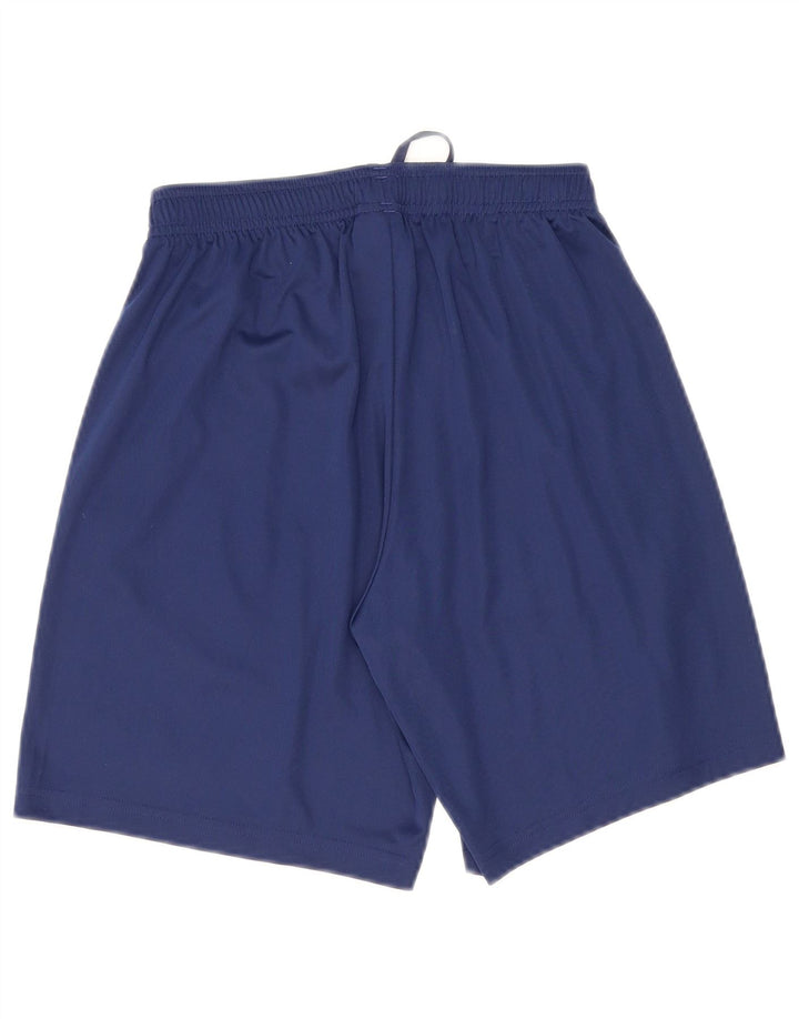 ADIDAS Mens Climalite Sport Shorts Small Navy Blue Polyester