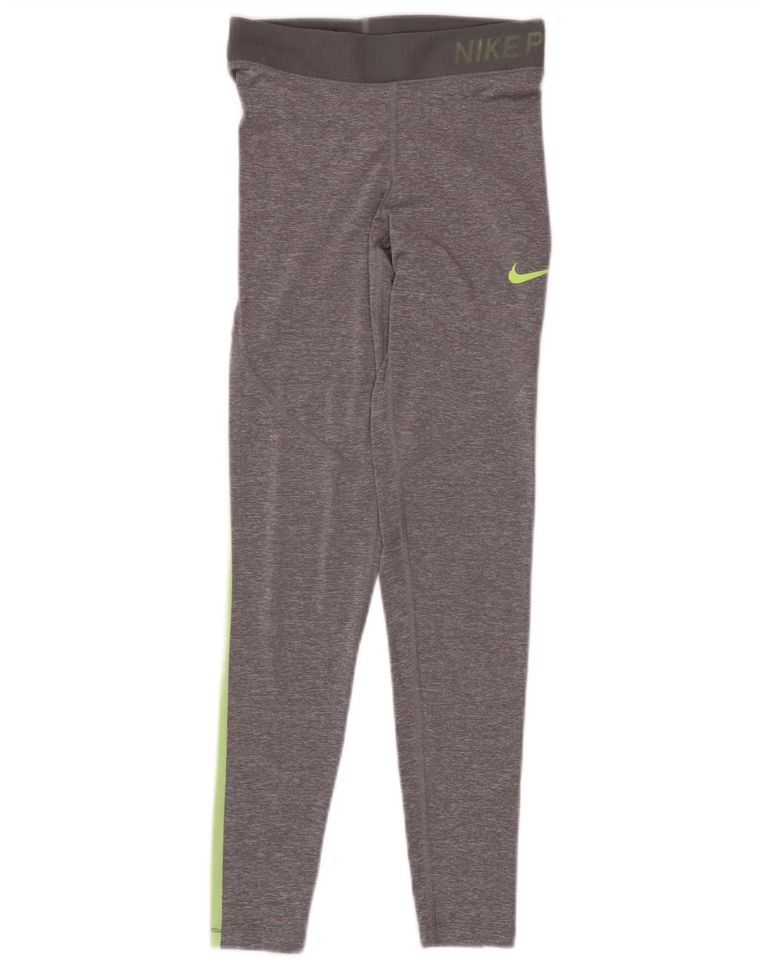 NIKE Womens Graphic Leggings UK 6 XS  Grey