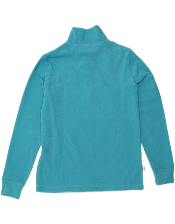 INVICTA Mens Zip Neck Fleece Jumper Large Turquoise Polyester Vintage Invicta and Second-Hand Invicta from Messina Hembry 