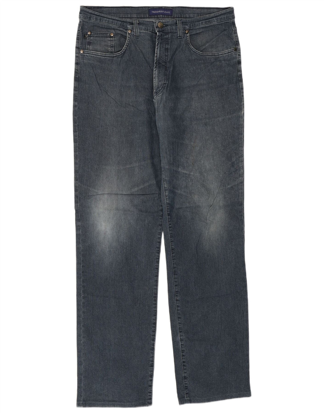 Trussardi Mens Straight Jeans W38 L34 Blue