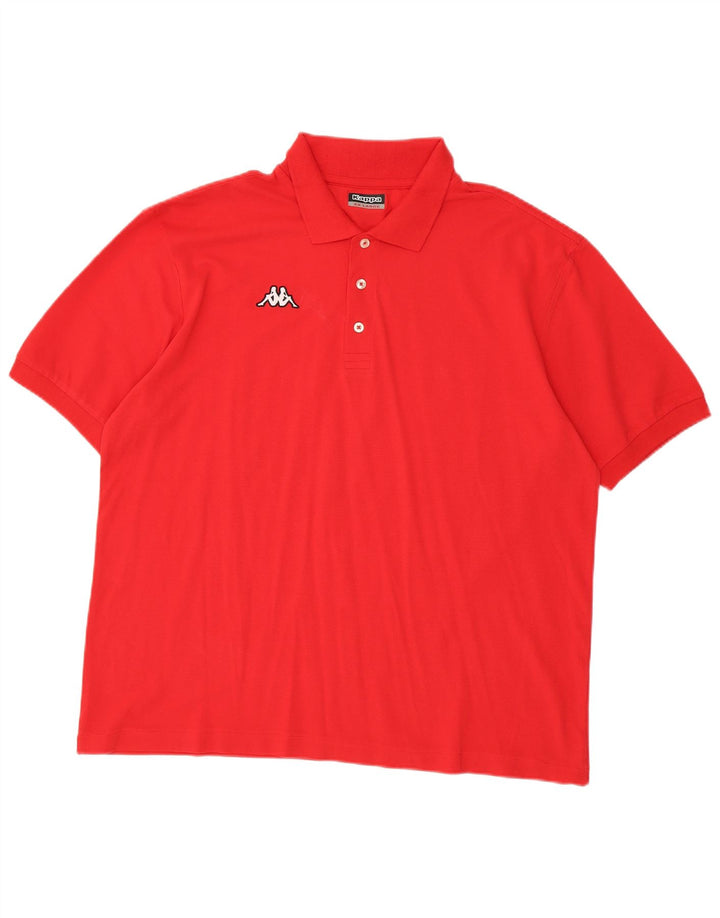 Kappa Mens Polo Shirt 2XL Red