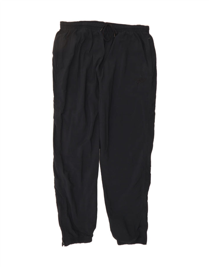 REEBOK Mens Tracksuit Trousers Joggers 2XL  Black Polyamide Vintage Reebok and Second-Hand Reebok from Messina Hembry 