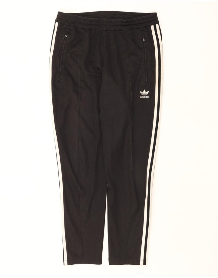 Adidas Mens Tracksuit Trousers Medium Black Cotton