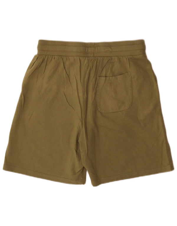 Enrico Coveri Mens Graphic Sport Shorts Large  Khaki Cotton