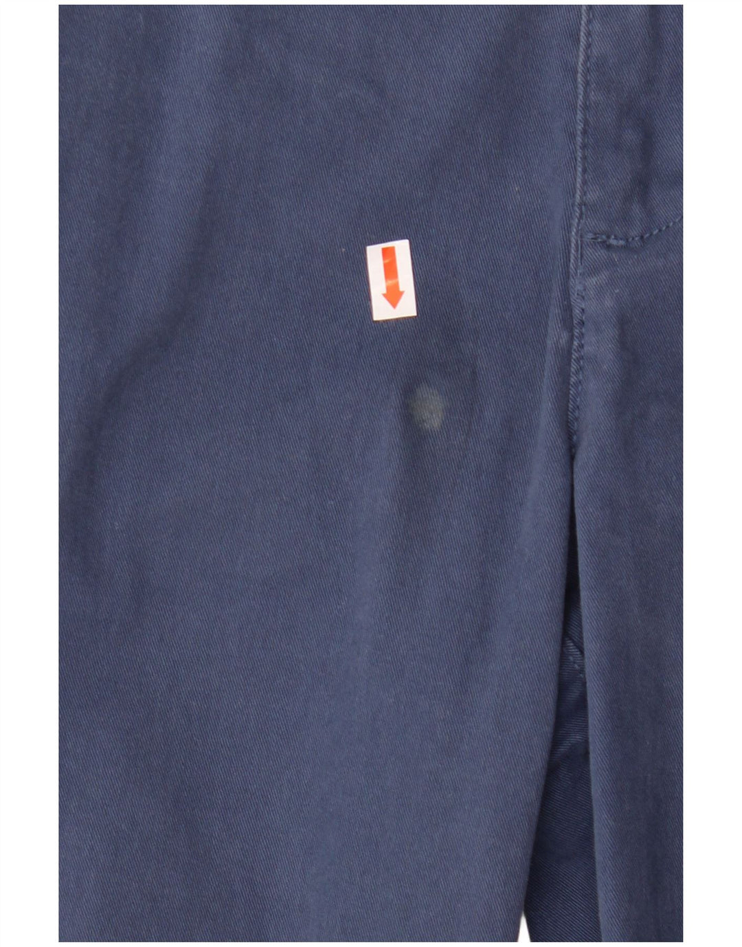 PENGUIN Mens Slim Chino Trousers W34 L32 Navy Blue Cotton