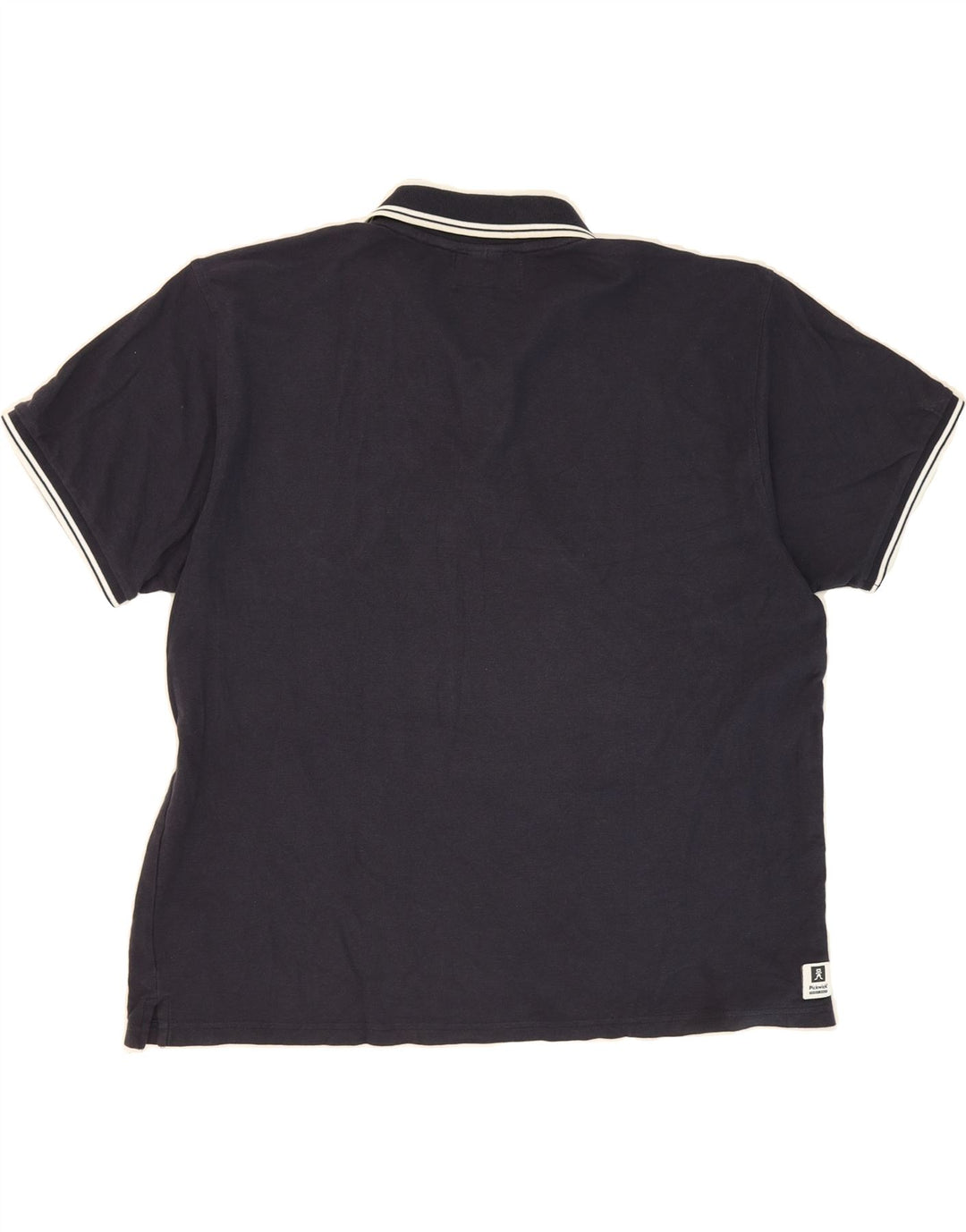 PICKWICK Mens Polo Shirt 2XL Navy Blue Cotton Vintage Pickwick and Second-Hand Pickwick from Messina Hembry 