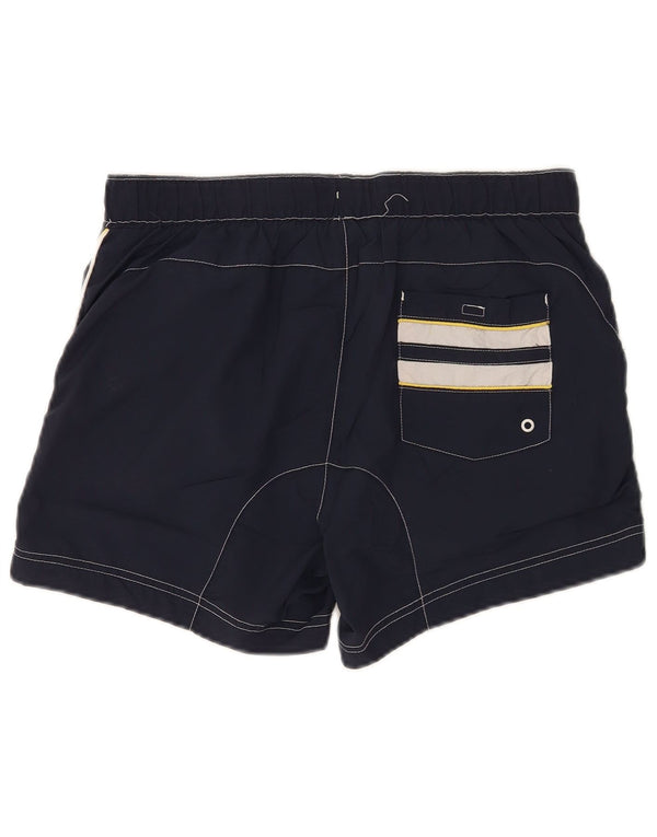 Champion Womens Graphic Swimming Shorts UK 10 Small  Navy Blue