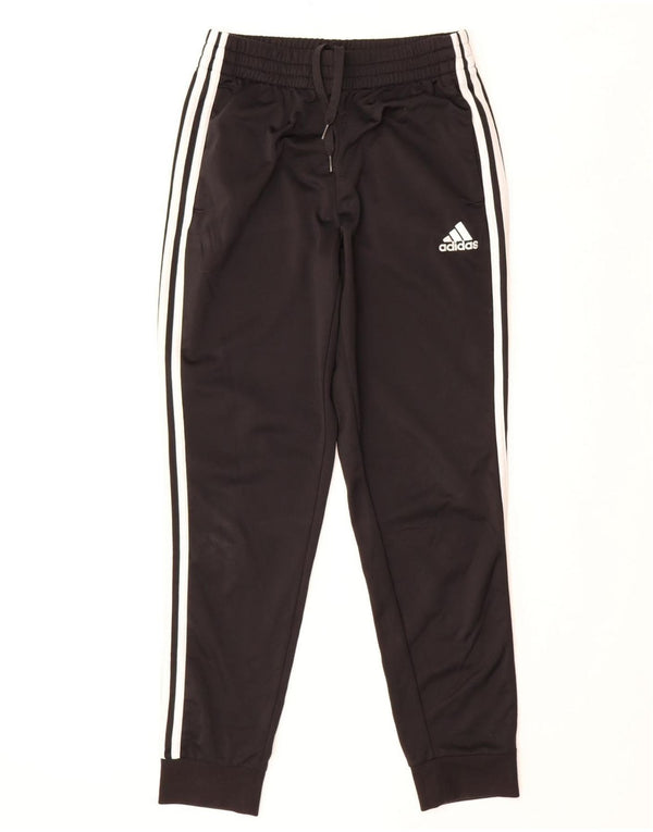 ADIDAS Mens Tracksuit Trousers Joggers UK 36/38 Small  Black Polyester