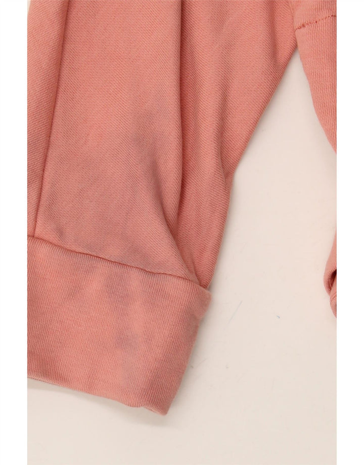 COS Womens Oversized Crop Sweatshirt Jumper UK 10 Small Pink Cotton