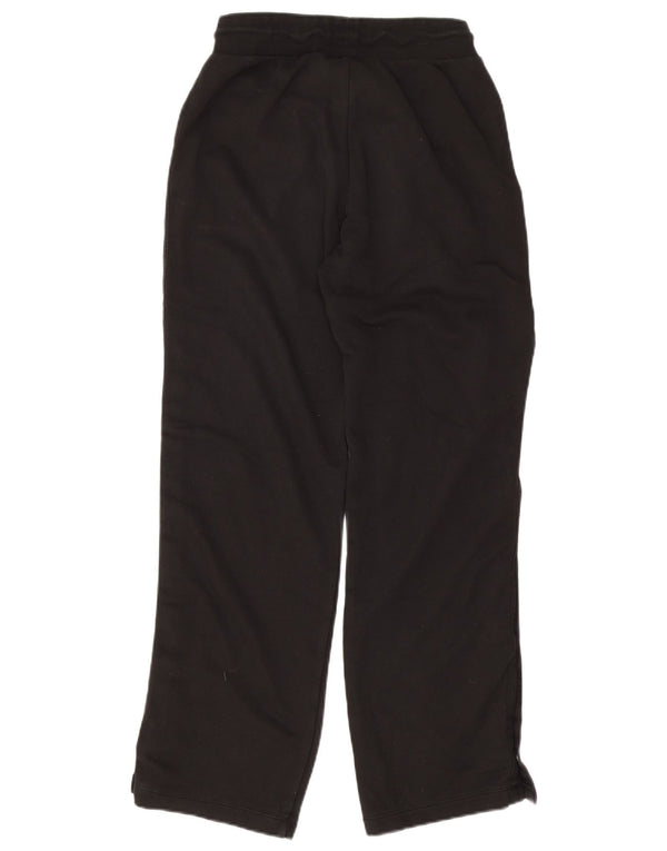 Nike Womens Graphic Tracksuit Trousers UK 10 Small Black Cotton