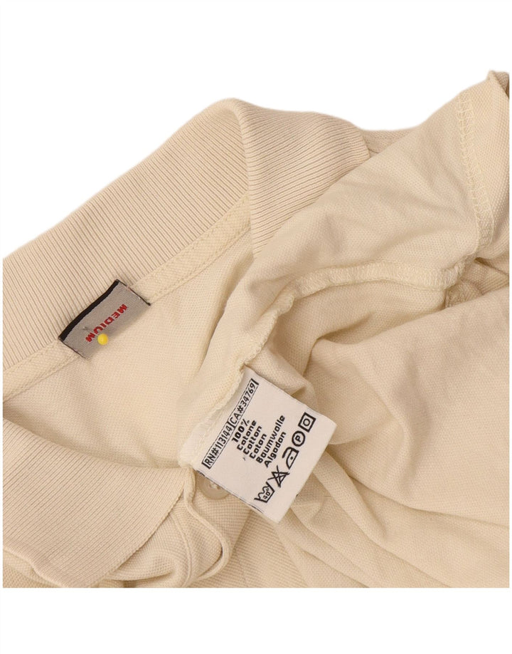 Kappa Mens Polo Shirt Medium Beige Cotton