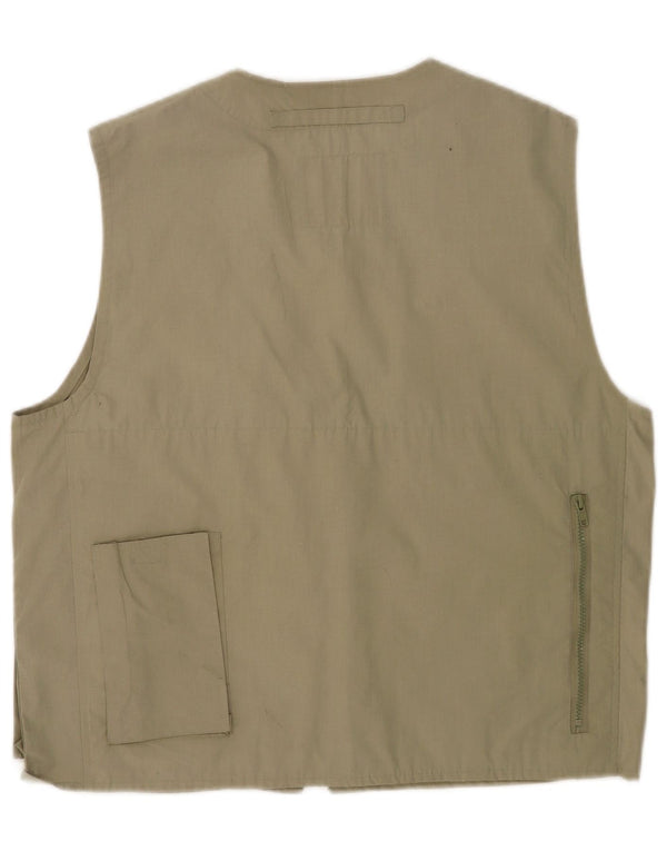 Wilkes&Akerman Mens Utility Gilet UK 40 Large Khaki