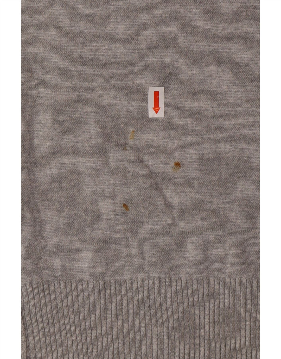 DIESEL Mens Graphic Crew Neck Jumper Sweater Large Grey Cotton