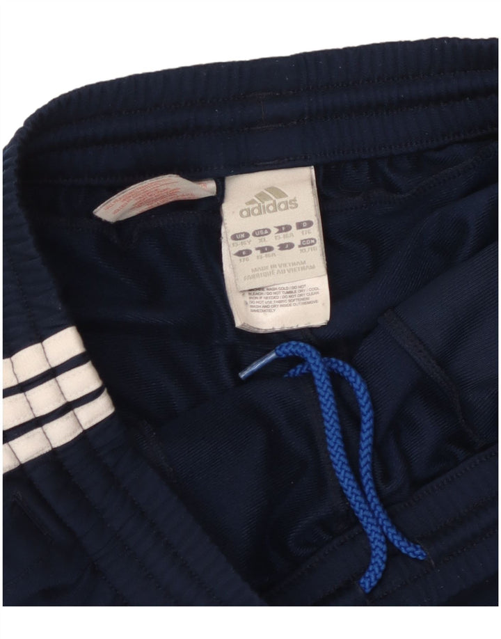 Adidas Boys Sport Shorts 15-16 Years  Navy Blue Colourblock Polyester