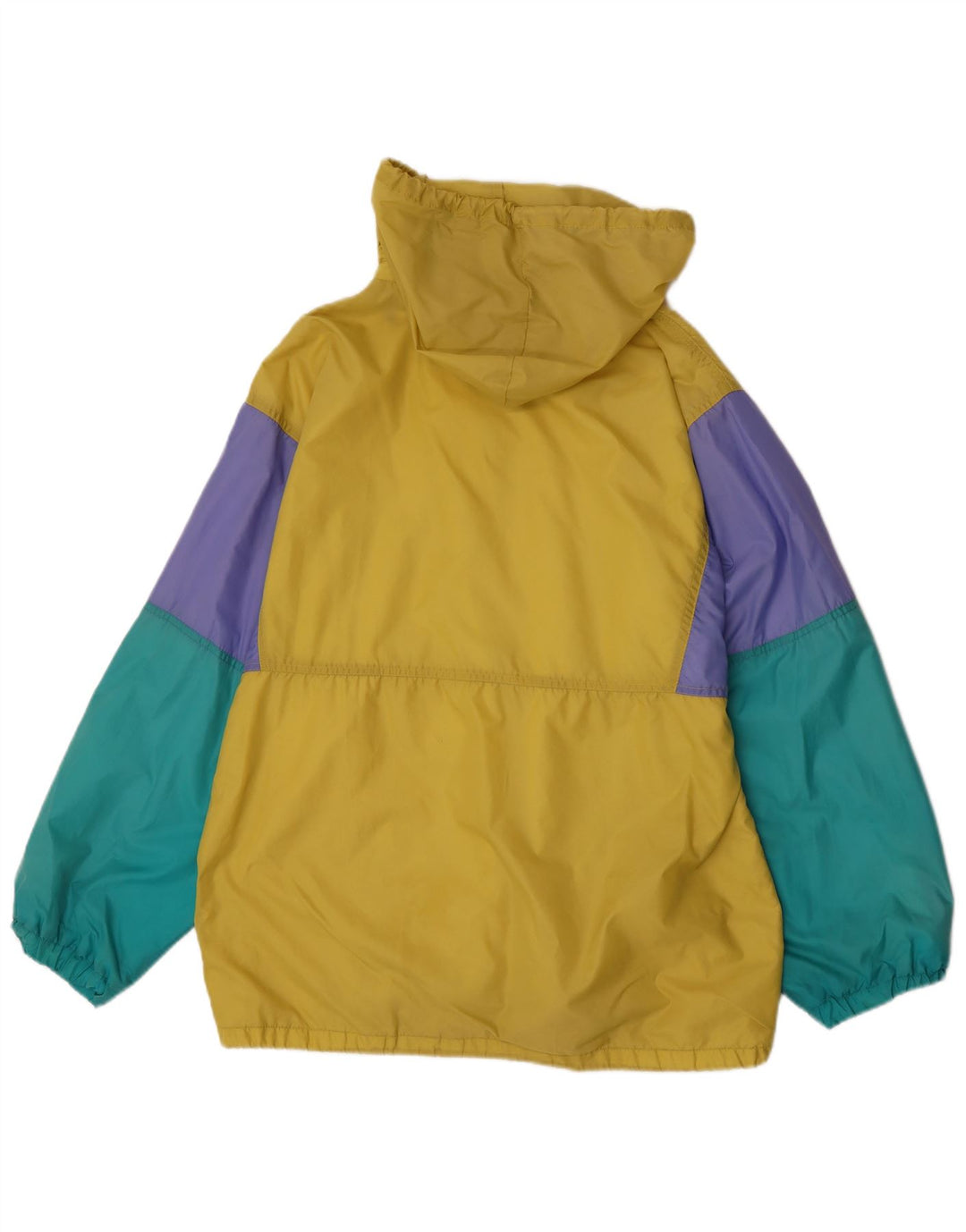 Marcel Clair Mens Hooded Rain Jacket EU 46 Small Multicoloured Colourblock