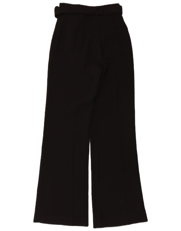 Zara Womens High Waist Bootcut Casual Trousers Medium W28 L33 Black